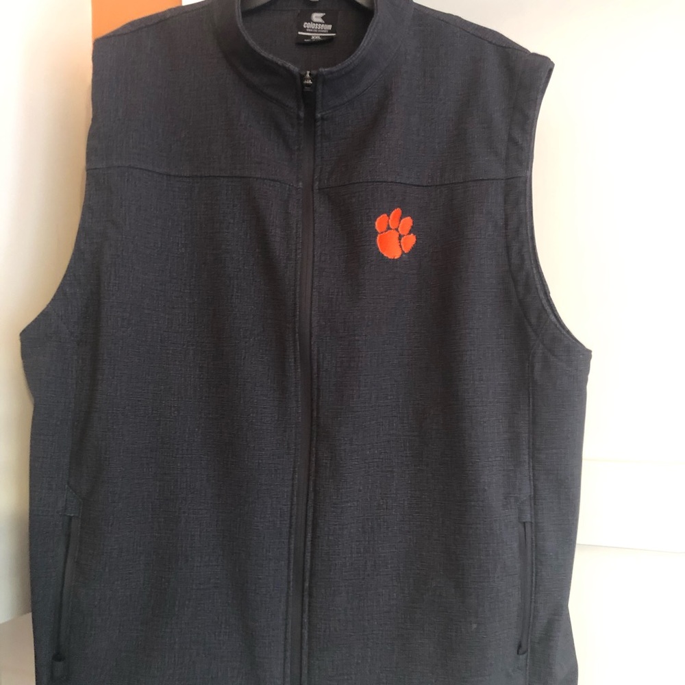 Colosseum Clemson Tiger Zip Vest